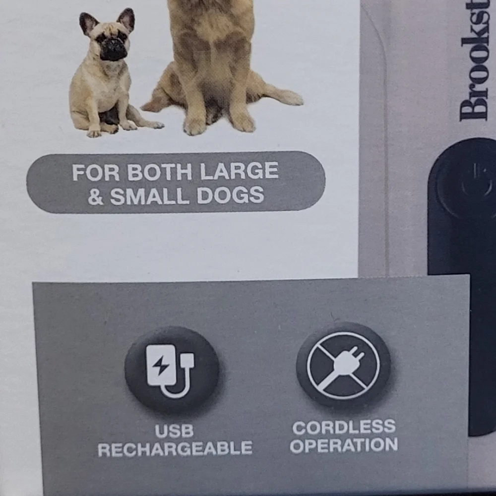 Cordless USB Rechargeable Quiet Low Noise Pet Nail Grinder Small/Large Dog